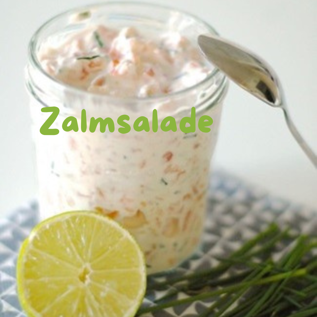 Zalmsalade met bieslook